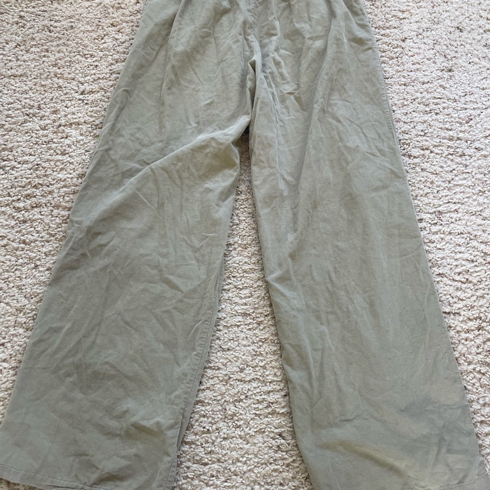 PacSun Olive Wide Leg Pants